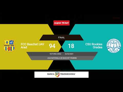 LNBF 2020-2021: FCC Baschet UAV Arad - CSU Rookies Oradea