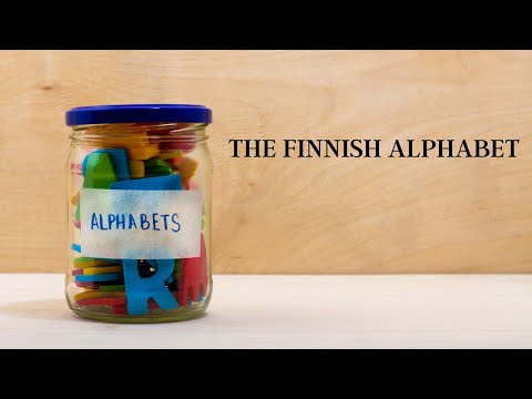 Learn the Finnish alphabet