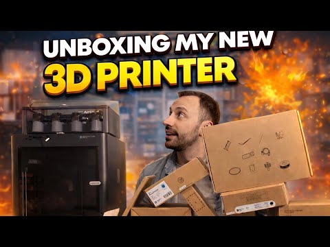 Beginner Buys a 3D Printer with an Idea and a Dream! Unboxing and First Impressions