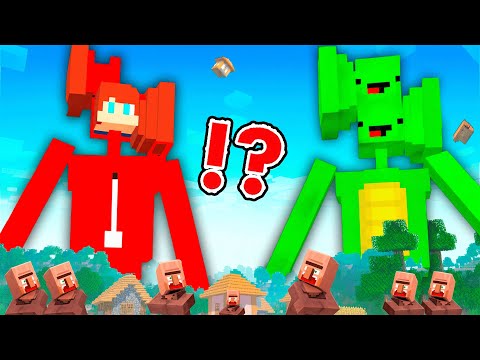JJ and Mikey Become Sirenhead - Maizen Minecraft Animation ?!