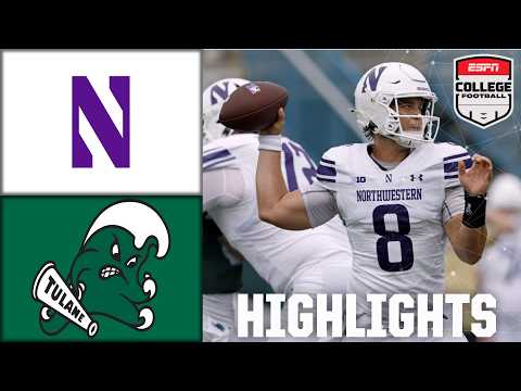 Northwestern Wildcats vs. Tulane Green Wave | Full Game Highlights | ESPN College Football