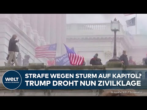 DONALD TRUMP: Wegen Sturm auf Kapitol! Ex-US-Präsident droht nun Zivilklage wegen Anstiftung