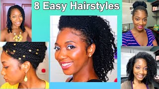 8 Easy Hairstyles For Mini/Medium Twists | A Week Of My Hair