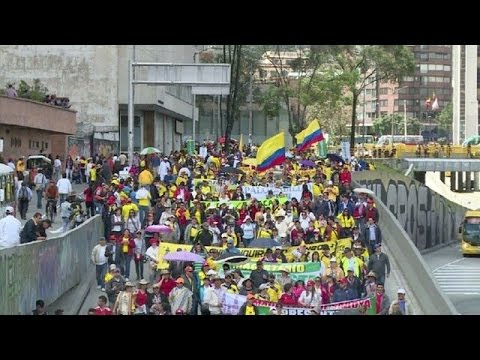 Ensino público em greve na Colômbia