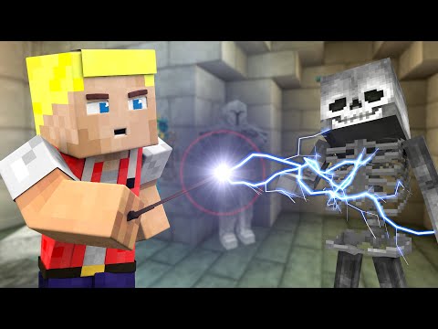 CastCrafter -  The first magic spells!  - Harry Potter in Minecraft!  - Witchcraft and Wizardry - #4
