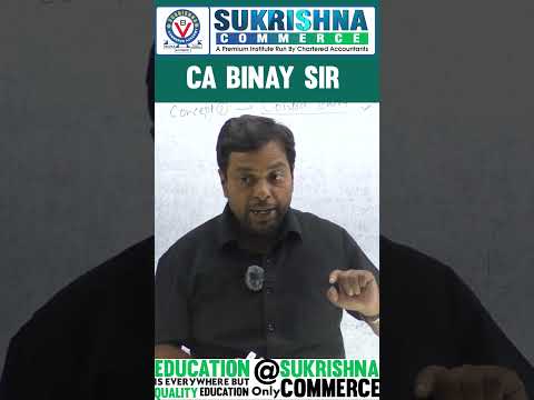 Best Commerce coaching Sukrishna CA Binay Sir