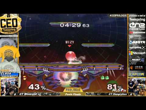 CEO Prologue - CT Hungrybox vs CT Wizzrobe - SSBM MLG Qualifier