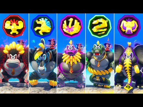 Donkey Kong Bananza - All Hidden Bananza Form Skills (4K)