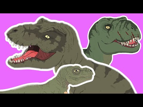 Tyrannosaurus Rex (Buck,Doe y Junior) | Jurassic World The Musical Lhugueny Screen-time |