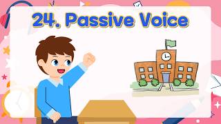 24. Passive Voice | Basic English Grammar for Kids | Grammar Tips