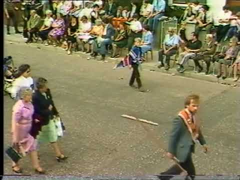 Markethill Pipe Band @ Portadown 12th July 1982 Return Parade