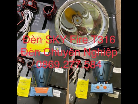 ( chính hãng) Đèn Pin đội đầu siêu khủng mã SKY Fire T316 | |Hải Đăng Shop 0829.277.584