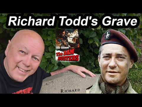 Richard Todd's Grave who played in The Dambusters