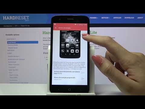 Cómo ahorrar batería en ZTE Blade V8 Lite - modo ahorro de batería
