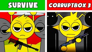Incredibox Sprunki Survive VS Corruptbox 3