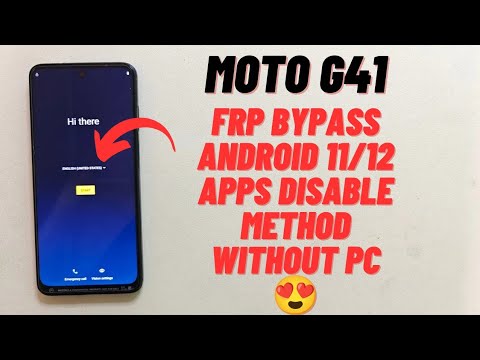 Moto G41 FRP Bypass | Unlock Google Account | No PC | Android 11/12