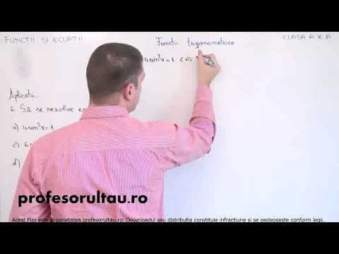 44   cls10   Functii si ecuatii   functii trigonometrice   aplicatii   partea 6 - profesorultau.ro