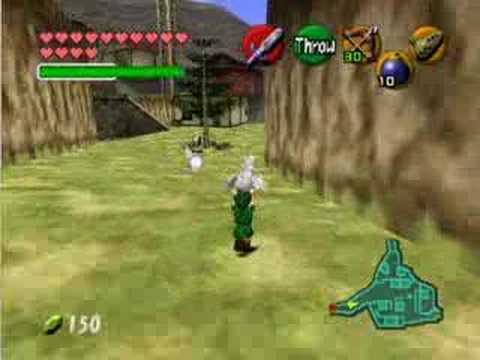 Zelda OoT Dark link follows me everywhere!