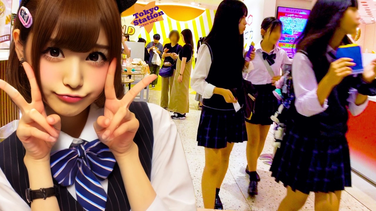 Tokyo Station 🐶 Candy Street 💖 4K Nonstop 1 Hour