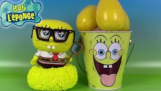 Bob l'éponge Oeufs Surprise Playfoam Sable Magique ♥ Spongebob Squarepants Kinetic Sand