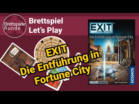 Brettspiel Let's Play: EXIT - Die Entführung in Fortune City (KOSMOS) - Wir gegen das Spiel