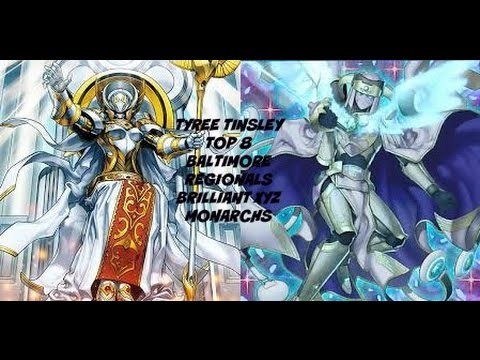 Tyree Tinsley Top 8 Baltimore Regional Brilliant XYZ Monarch Deck Profile (SimplySlimYGO)