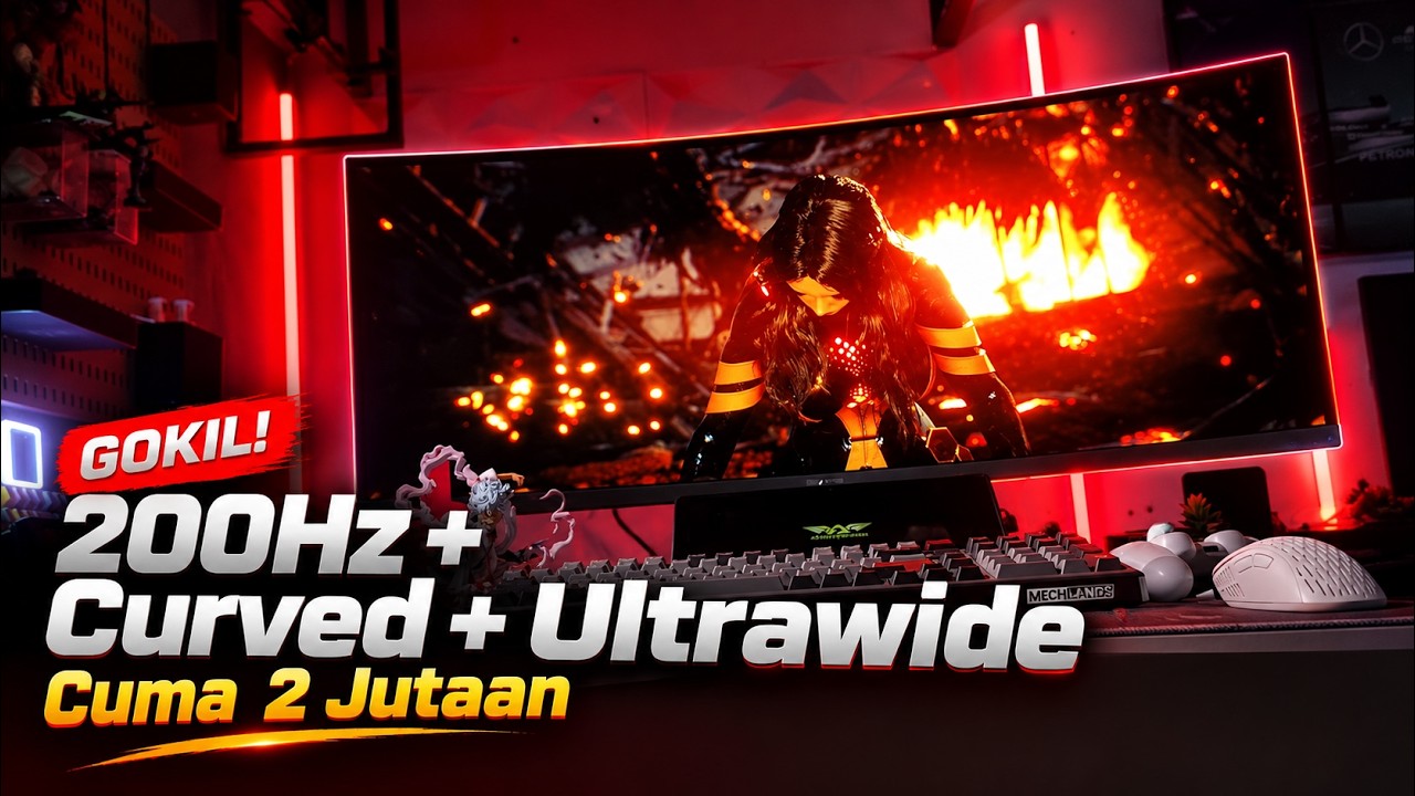 MANTAP! 200Hz + Curved + Ultrawide Cuma 2,8 Juta