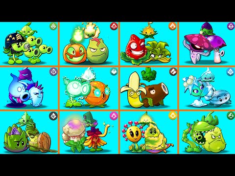 12 Pair Team Plants & Mint Battlez - Who Will Win? - PVZ 2 Team Plant vs Team Plant