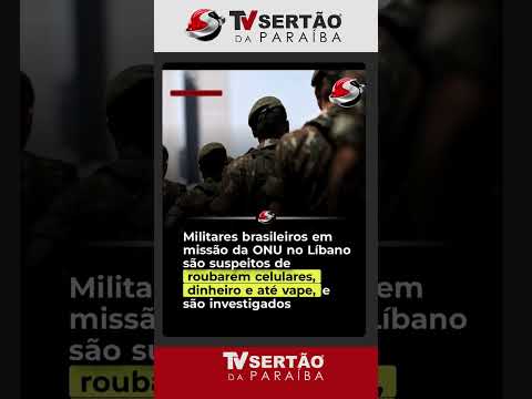 Militares brasileiros são investigados por supostos furtos em missão de paz no Líbano
