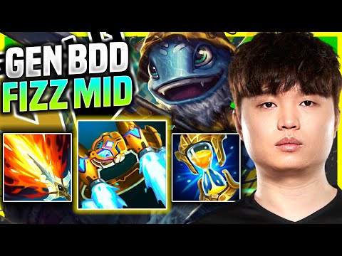 BDD DESTROYING WITH FIZZ! - GEN Bdd Plays Fizz Mid vs Yone! | Preseason 11