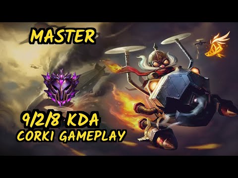 Freeze (CORKI) vs XERATH  - 9/2/8 KDA MID GAMEPLAY - EUW Ranked MASTER