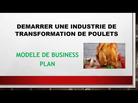 , title : 'BUSINESS PLAN pour Industrie de Transformation de Poulet'