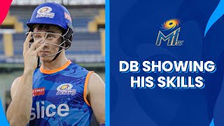 Dewald Brevis in action | Mumbai Indians