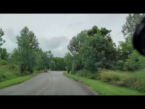 Driving in Bronte Creek Provincial Park,Oakville, Ontario,Canada