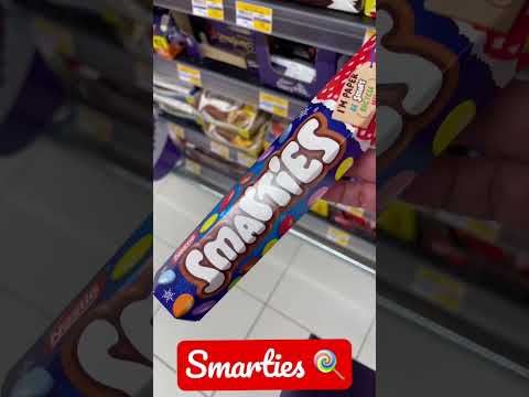 ASMR Smarties Candies 🍬 #smarties #chocolates #asmr #shorts