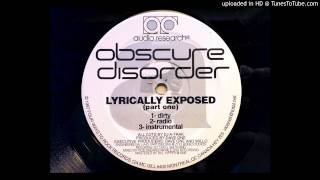 Obscure Disorder - Lyrically Exposed (Part One)