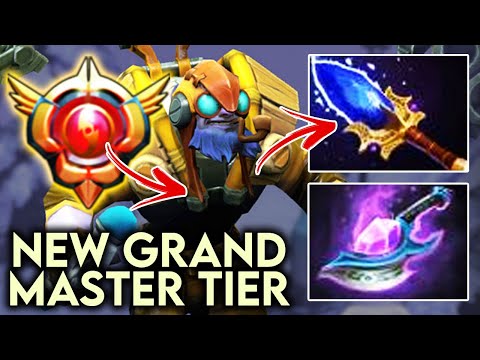 New Grand Master Tier Tinker With New OP Build - WTF Damage Dota 2