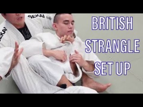 Judo choke British Roll set up from Turtle