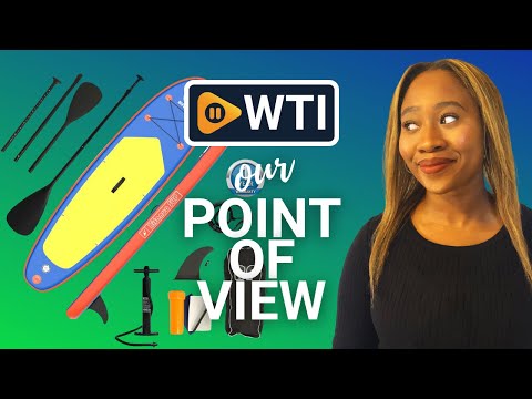 Bifanuo Inflatable Stand Up Paddle Board Wood-Like SP025 - WTI product video review