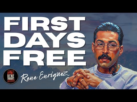 First day of freedom: Rene Enriquez Ex Mexican Mafia