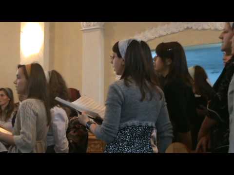 Aliluia Tie Doamne Sfinte- Corul Bisericii Muntele Sionului -  Baia Mare la Halmeu