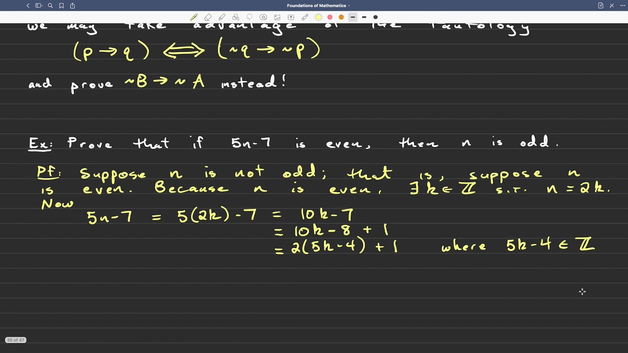 Foundations: Proof Methods I