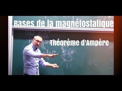 MP/PC/PSI Cours Magnétostatique  (2) : Le théorème d'Ampère- analogie avec l'électrostatique
