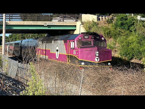 Trains Around Middleborough! | Railfanning At Middleborough MBTA Layover Yard! 8/29/24