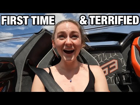 GIRLFRIEND REACTS TO LAMBORGINI AVENTADOR SVJ WITH GINTANI F1 EXAUST! (Insane corsa mode pulls)