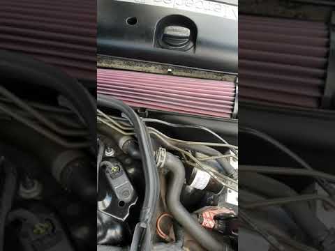 K&N air filter w211 e320 cdi, stage 2 remapped, 300bhp 700nm.