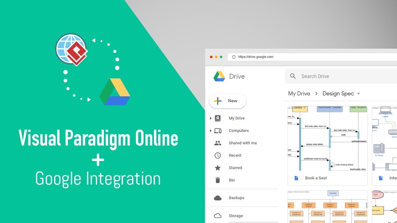 Visual Paradigm Online & Google Integration