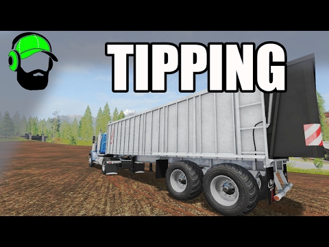 Farming Simulator 17 Courseplay Tutorial - How to use the tip point -#FS17