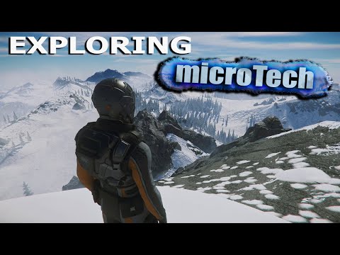 Star Citizen 3.8 PTU | Exploring microTech and New Babbage
