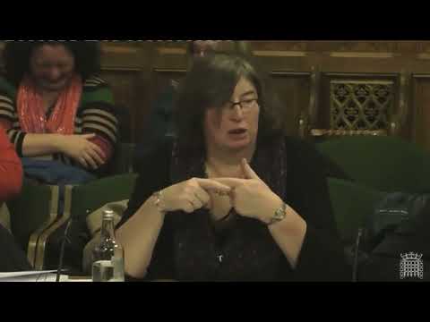 Maya Forstater & Helen Joyce laughing in Parliament